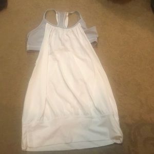 Lululemon No Limits white tank